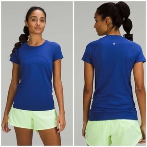 Lululemon Women’s Swiftly Tech Short Sleeve Shirt 2.0 Psychic Blue Size 6